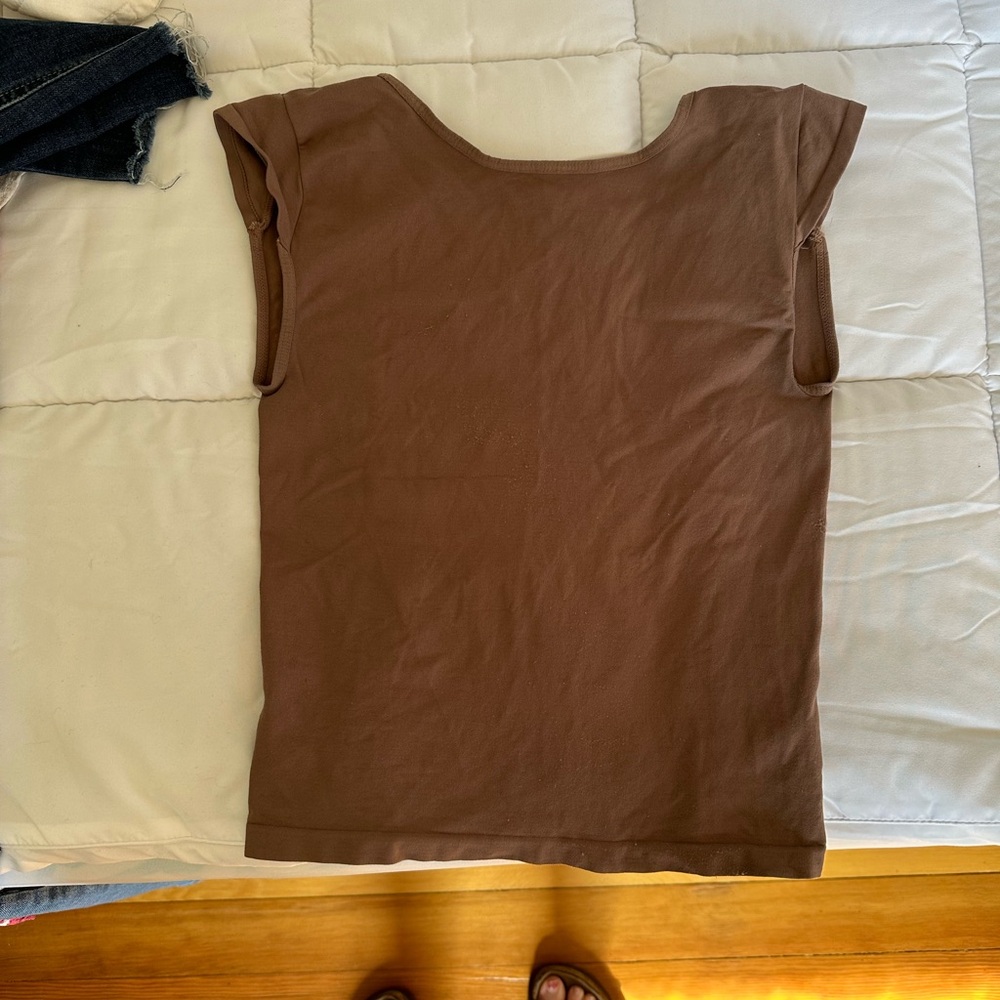 Free People open back cropped tank